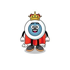 Mascot Illustration of eyeball king
