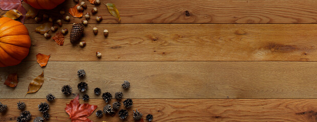 Natural wood Tabletop with fall themed border.