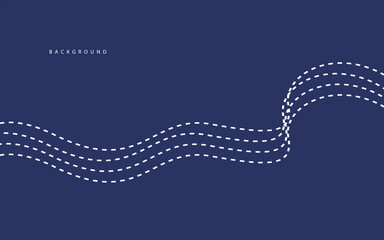 Abstract minimal line navy blue background