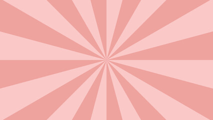 ピンクの集中線背景イラスト素材