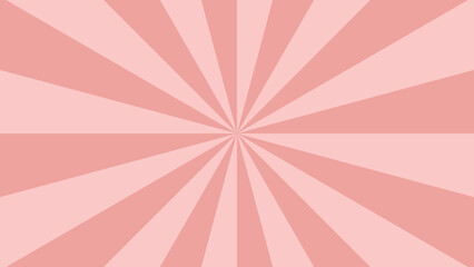 ピンクの集中線背景イラスト素材