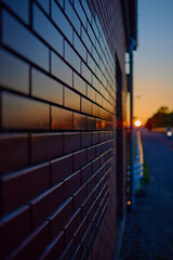 Sunset and Bricks, 夕焼けとレンガ
