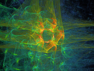 Imaginatory fractal abstract background Image