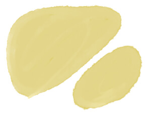Transparent watercolor brush shape pastel element illustration