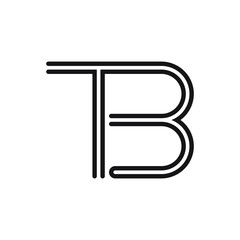 t b logo design