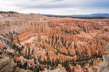 Bryce Canyon National Park at the Inspiration Point Overlook