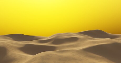 3d background illustration of sand or desert textures with high-quality details. desert in the afternoon with an Arabic theme.