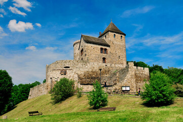 Fototapeta na wymiar Bedzin Castle, Silesian Voivodeship, Poland.