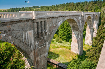 Fototapeta na wymiar Historical bridges of Stańczyki 