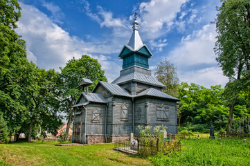 Fototapeta na wymiar Orthodox Church of All Saints in Suwałki, Poland