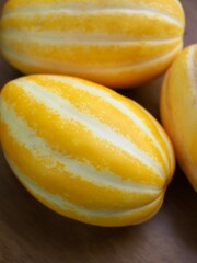 신선한 유기농 과일 참외