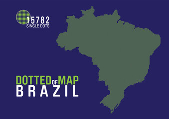 dotted map of brazil