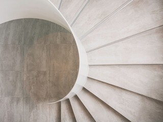 Spiral staircase curve Modern Architecture details perspective