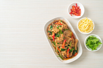 Stir Fried Fish with Chinese Celery