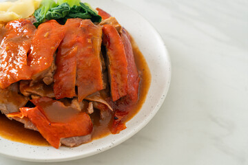 Peking duck or Roasted duck in Chinese style