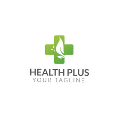 Health plus logo vector illustrations.Suitable for your company in the field healthly