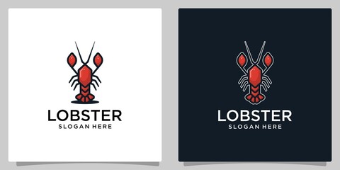 Obraz premium LOBSTER LOGO DESIGN