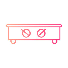 hot plate gradient icon