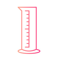 measuring glass gradient icon