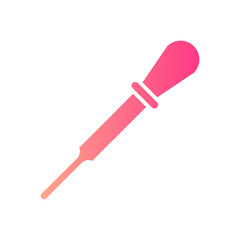 measuring pipette gradient icon