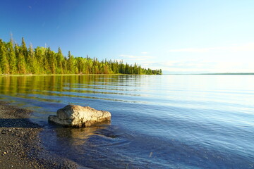 Green Lake in the South Cariboo Region, British Columbia - 517603312