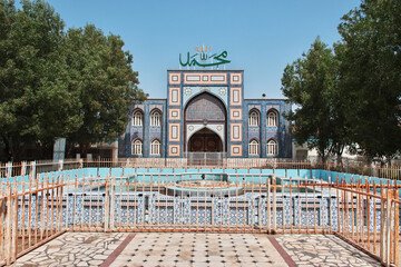 Fototapeta premium Bhong Mosque in village of Bhong, Rahim Yar Khan District, Punjab Province, Pakistan