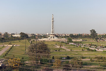 Minar-e-Pakistan in Lahore, Punjab province, Pakistan