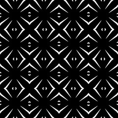 Abstract Black White Seamless pattern. Modern stylish texture with Bold stripes. Geometric abstract background.Cute abstract geometric shape pattern design in black and white. Repeat seamless.