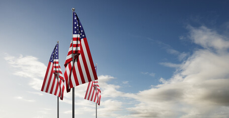 USA Amerika Flaggen 