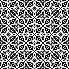 Abstract Black White Seamless pattern. Modern stylish texture with Bold stripes. Geometric abstract background.Cute abstract geometric shape pattern design in black and white. Repeat seamless.