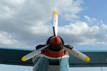 The TR - 301 twin aircraft at the MAKS-2021 International Aviation and Space Salon in Zhukovsky