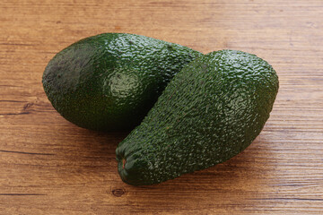Fresh ripe green organic exotic avocado