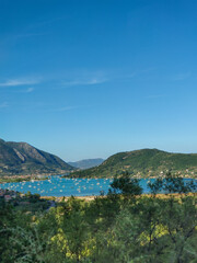 landscape of lefkada island