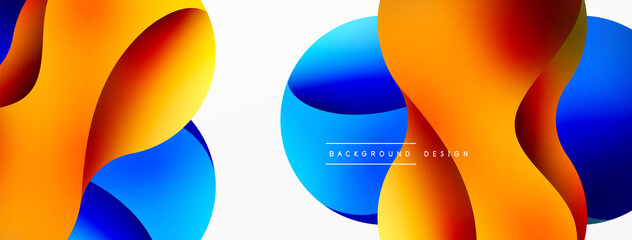 Circle geometric background. Abstract modern backdrop. Vector Illustration For Wallpaper, Banner, Background, Card, Book Illustration, landing page