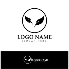 feather pen write sign logo template app icons