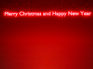 Happy New Year 2023. on a red background .