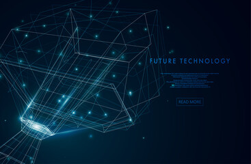 Abstract technology background