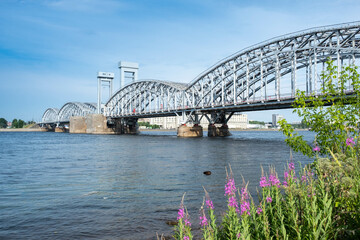 Fototapeta premium St. Petersburg. Russia. Finland Railway Bridge