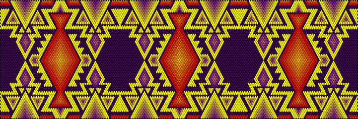 Pattern, ornament,  tracery, mosaic ethnic, folk, national, geometric  for fabric, interior, ceramic, furniture in the Arabian  style.