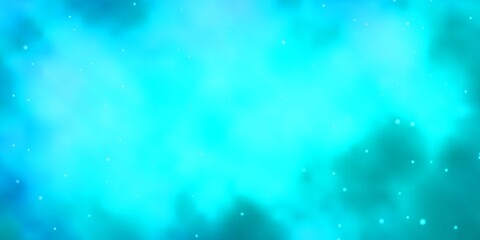 Light BLUE vector layout with bright stars.