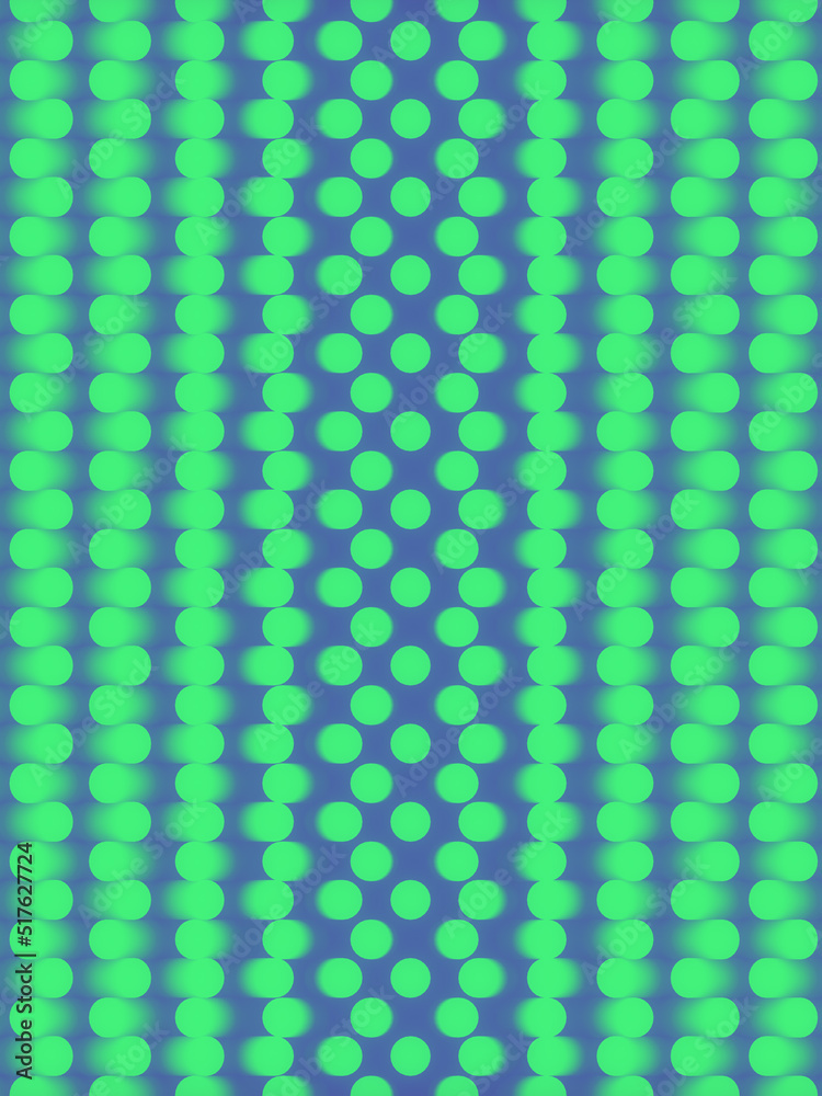 Aufkleber Texture made of neon colored cylinders. Art background. 3d rendering digital illustration