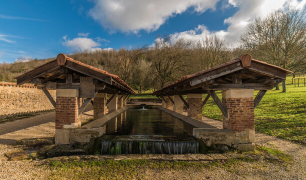 Lavoir de La Chanaz dans le Revermont &agrave; Tossiat, Ain, France