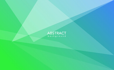 abstract background with triangles, Abstract Green background with triangles