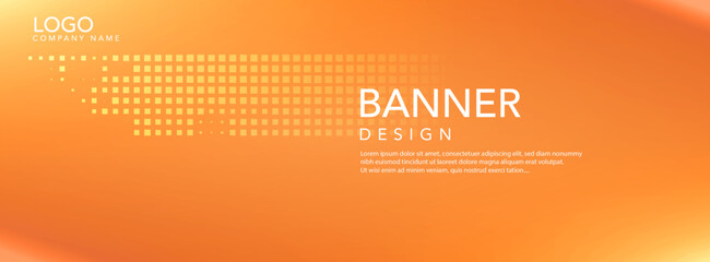 Obraz premium Orange abstract background, Banner