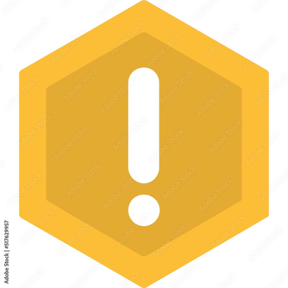 Sticker Caution Icon 