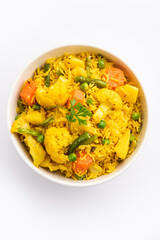 Tahri, tehri, tehiri or tahari is an Indian one pot meal made using mixed Vegetables and Rice
