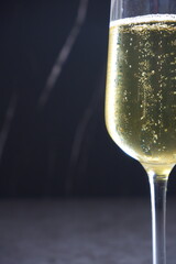 シャンパンのグラス