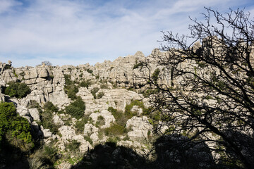 Paraje Natural Torcal de Antequera, términos municipales de Antequera y Villanueva de la Concepción,  provincia de Málaga, Andalucia, Spain