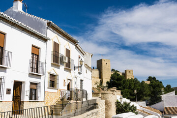 Fototapeta na wymiar Alcazaba de Antequera, siglo XIV , Antequera,Andalucia, Spain