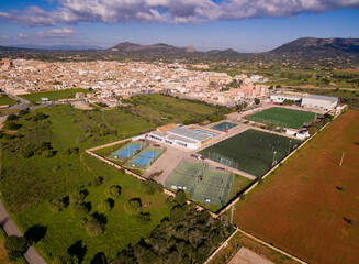 Sports center of Llucmajor, Mallorca, spain